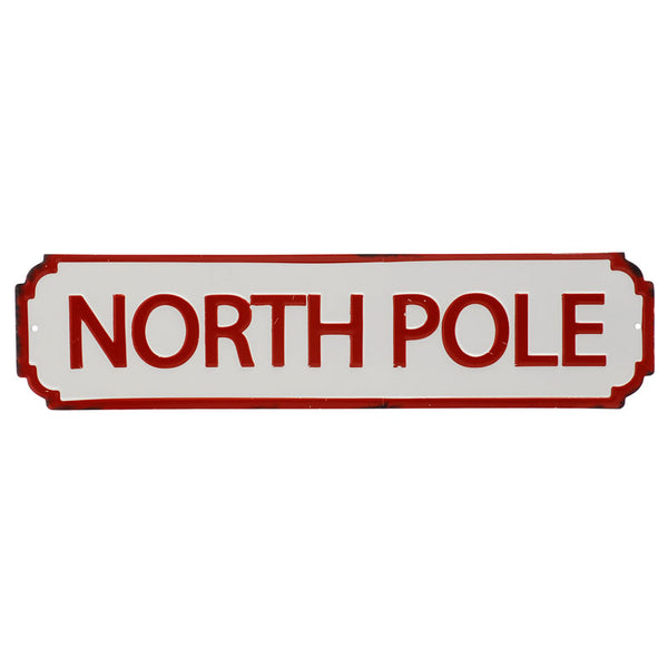 Festive North Pole Sign image 0