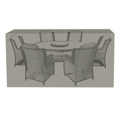 Supremo Cover for 6 Seat Oval or Rectangular Dining Set, 260cm x 210cm image 0