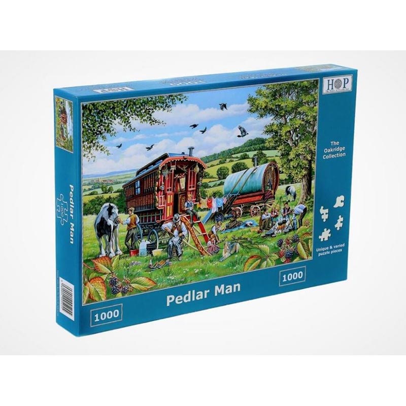 House of Puzzles Pedlar Man 1000 Piece Jigsaw Puzzle image 0
