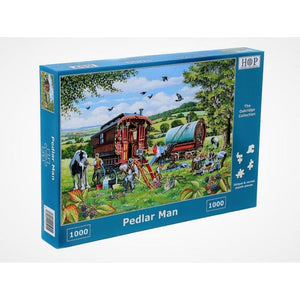 House of Puzzles Pedlar Man 1000 Piece Jigsaw Puzzle image 1