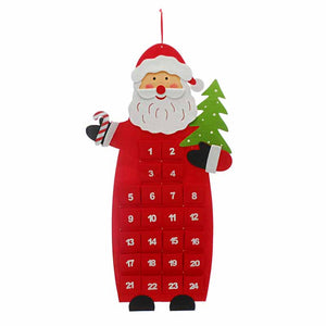 Festive Fabric Santa Advent Calendar image 0