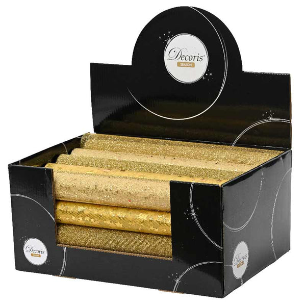 Decoris Gold Fabric Roll (Assorted Designs) image 1