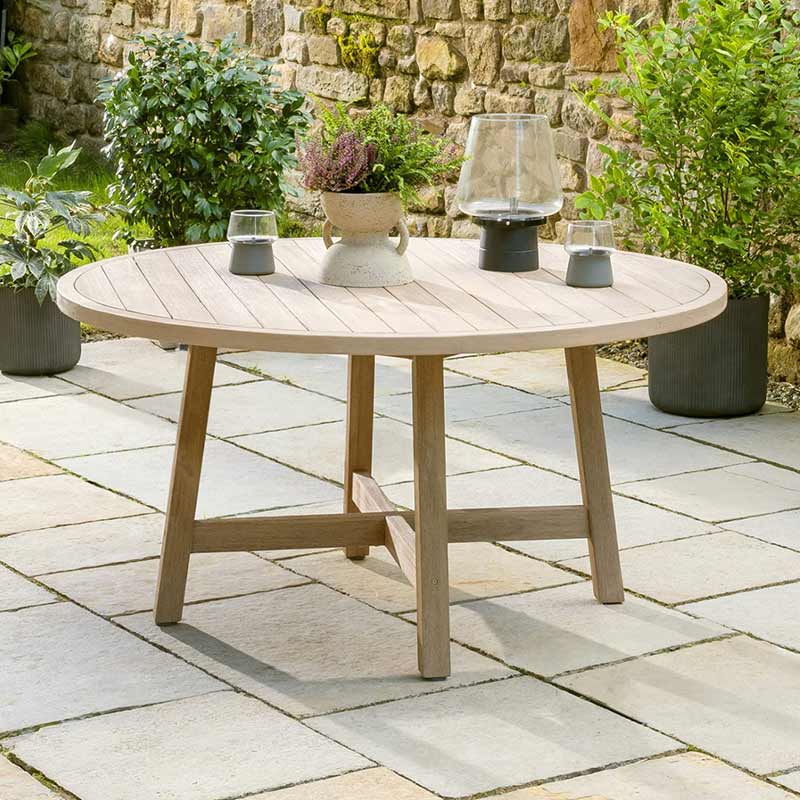 Kettler Cora 6 Seat Wooden Dining Set with Round Table image 0
