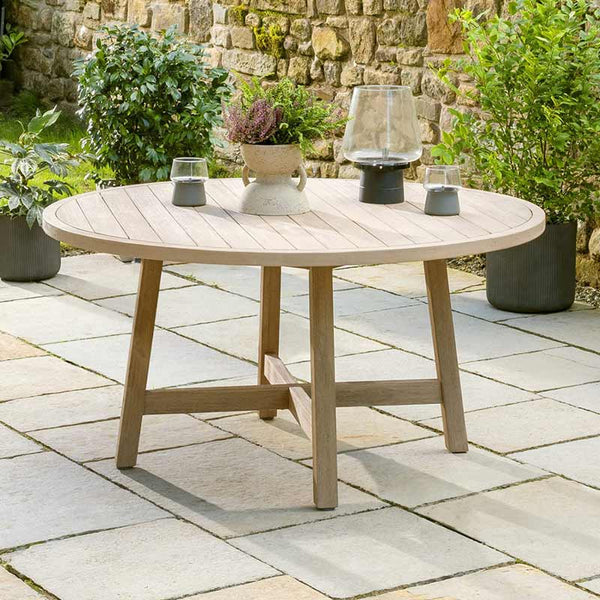 Kettler Cora 6 Seat Wooden Dining Set with Round Table image 1