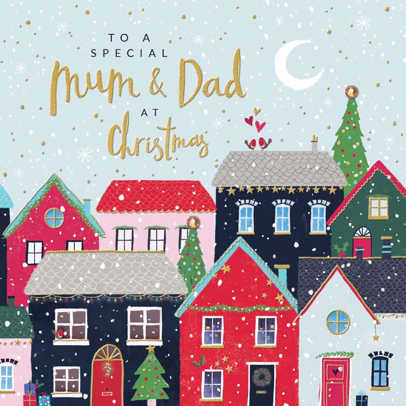 Rachel Ellen Mum & Dad Christmas Card image 0
