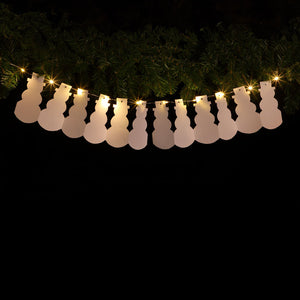 NOMA DIY Paper Snowman Garland image 2