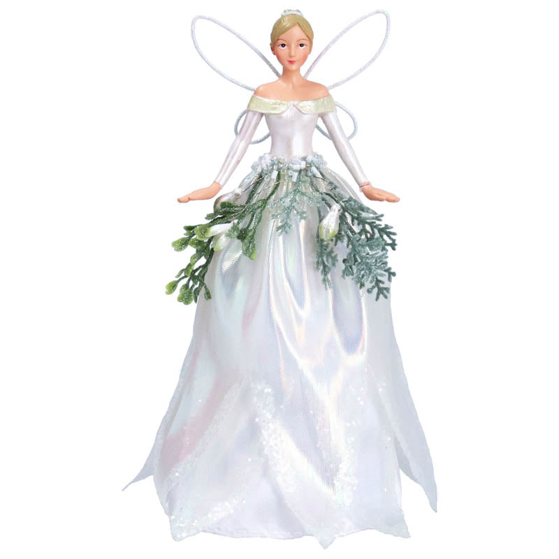 Gisela Graham Snowdrop Tree Top Fairy image 0