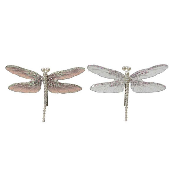 Decoris Dragonfly Clip - Pack of 2 (Assorted Designs) image 1