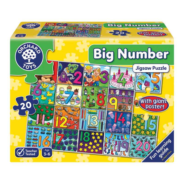 Orchard Toys Big Number Jigsaw Puzzle image 0