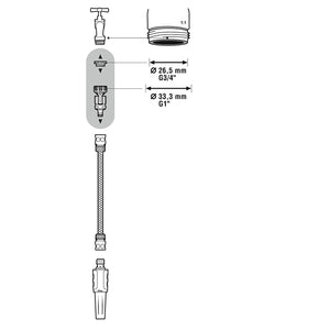 GARDENA Angled Tap Connector image 2