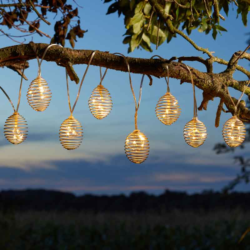 Smart Solar 10 Warm White Spiralight String Lights image 0