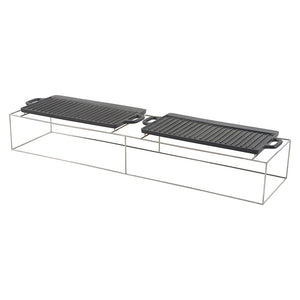 Bramblecrest Griddles & Bracket for Rectangular Firepit Table image 3