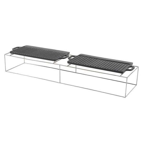 Bramblecrest Griddles & Bracket for Rectangular Firepit Table image 3