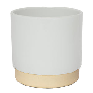 Ivyline Enos Indoor Plant Pot Range - White, 11.5cm image