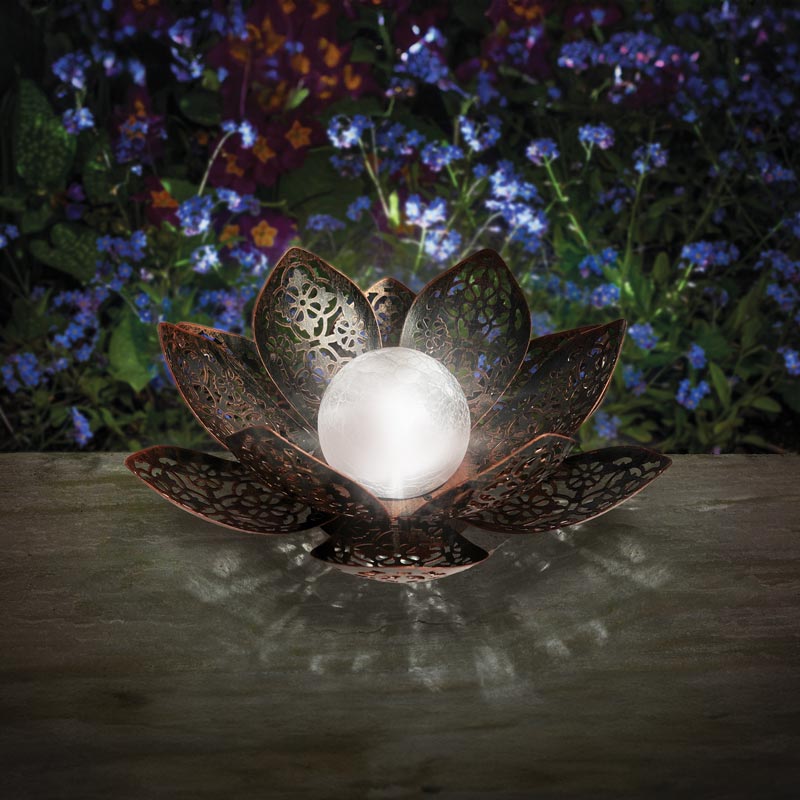 Smart Garden Damasque Lotus Solar Lantern image 0