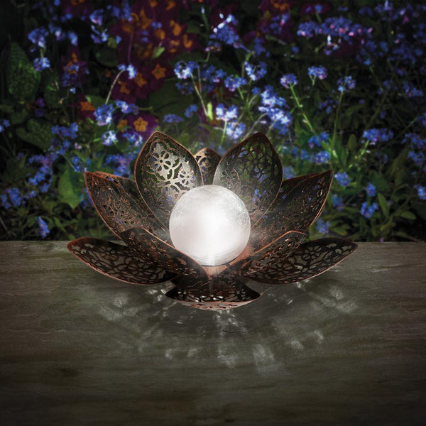 Smart Garden Damasque Lotus Solar Lantern image 1