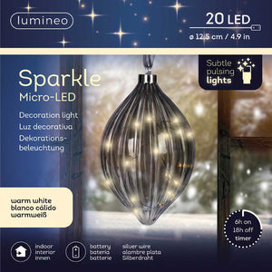 Lumineo Micro LED Hanging Anthracite Olive image 1