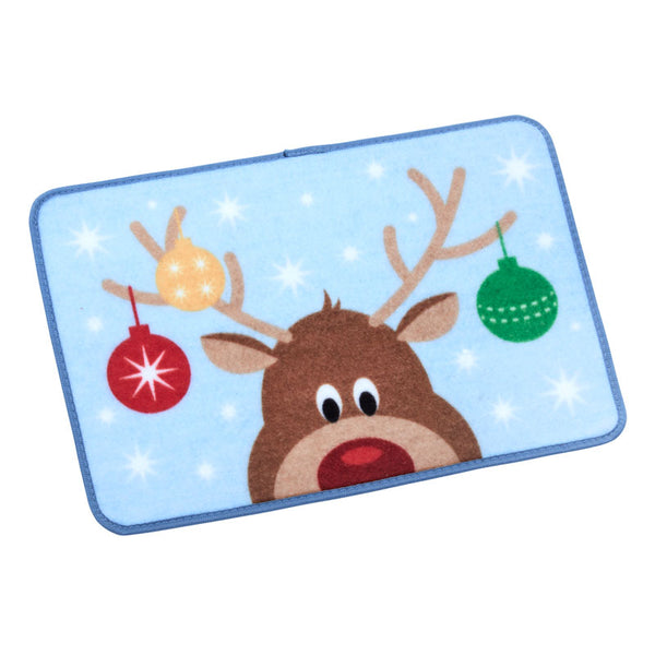 Three Kings Merry Rudolph Doormat image 1