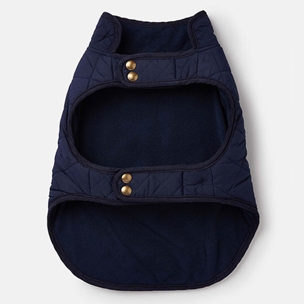 Joules Navy Quilted Dog Coat image 5