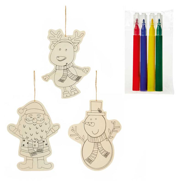 Premier Colour Your Own Characters (Set of 3) image 0