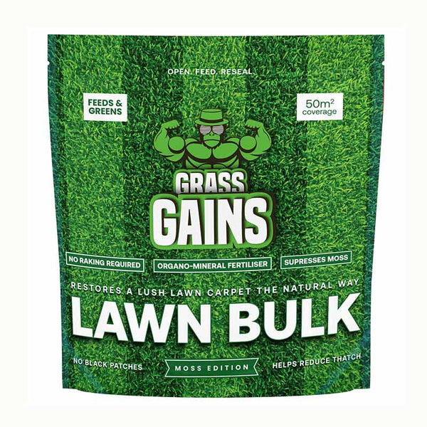 Grass Gains Lawn Bulk Moss Edition (2kg Pouch) image 0