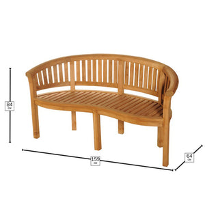 Bramblecrest Broadway Banana Garden Bench - Seats 2-3 image 5