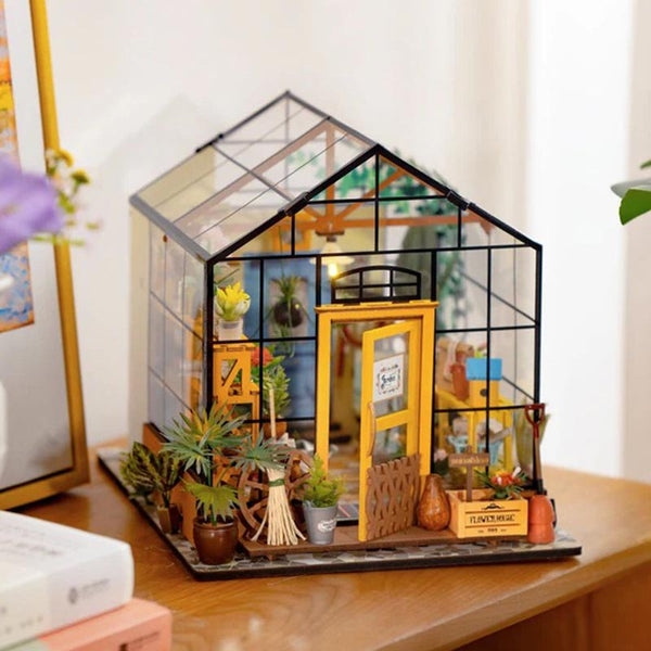 Robotime 'Cathy's Flower House' DIY Miniature House image 2