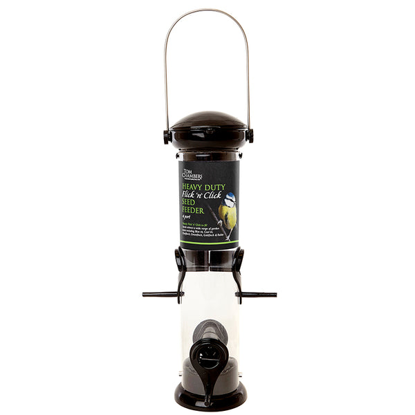 Tom Chambers Heavy Duty Flick 'n' Click 4 Port Seed Feeder image 0