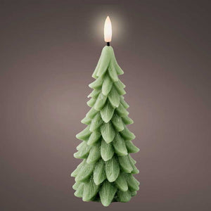 Lumineo Green LED Tree Candle image 2