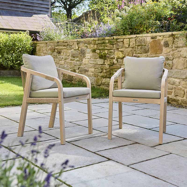 Kettler Cora 6 Seat Wooden Dining Set with Round Table image 3