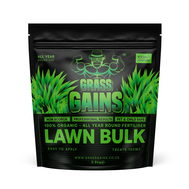 Grass Gains Organic Lawn Bulk Black Edition (2.5kg Pouch) image 0