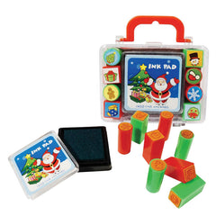 Playwrite Christmas Ink Pad Stamper Set image 0