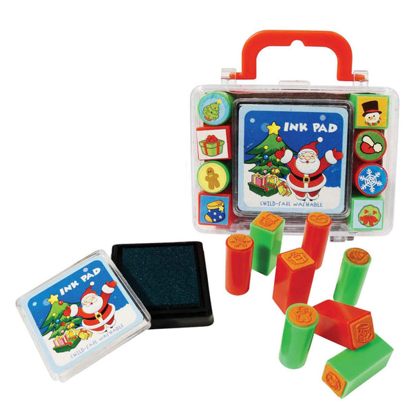Playwrite Christmas Ink Pad Stamper Set image 0