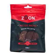 Zoon Mezze Menu Duck Fillets Dog Treats (100g) image 0