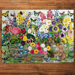Gibsons Garden Party 1000 Piece Puzzle image 1