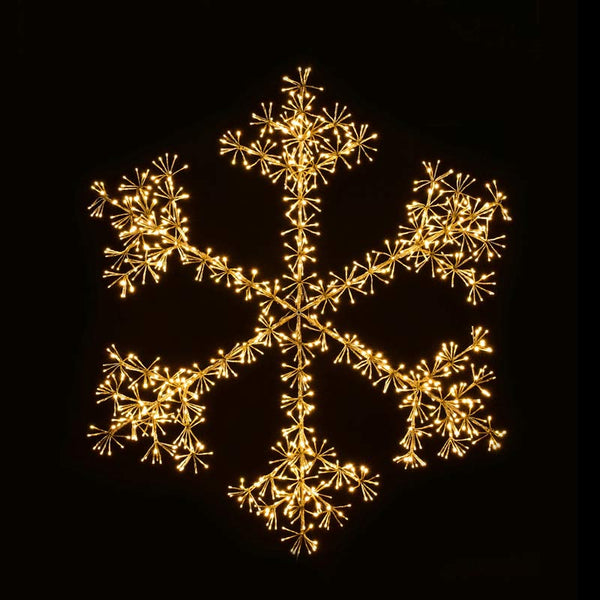 Premier Gold Starburst Snowflake - 150cm image