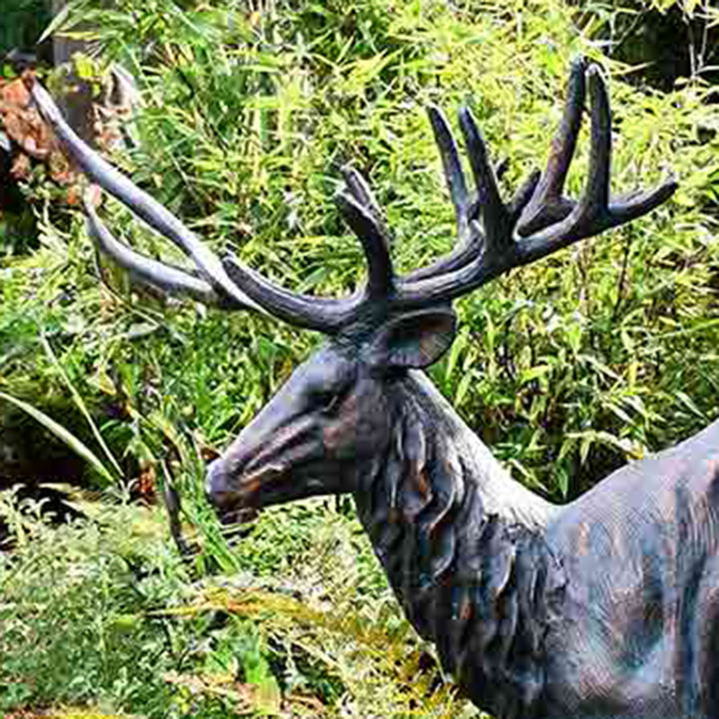 Home & Garden UK Landing Stag Garden Statue image 0