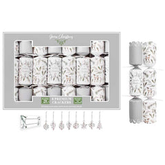 Green Christmas 8 Premium Eco Deer Crackers image 0