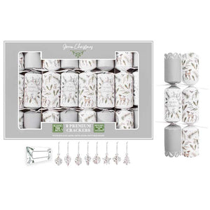 Green Christmas 8 Premium Eco Deer Crackers image 0
