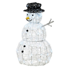 Lumineo LED Flashing Acrylic Snowman image 0
