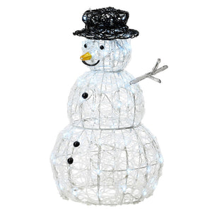 Lumineo LED Flashing Acrylic Snowman image 0
