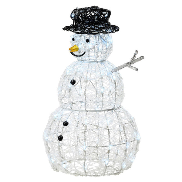 Lumineo LED Flashing Acrylic Snowman image 0