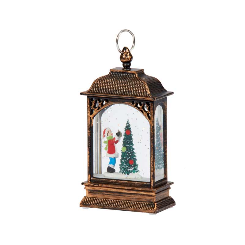 Three Kings SnowSwirl TreeDecor Lantern image 0