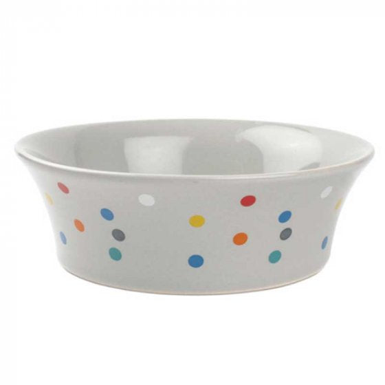 Zoon Ceramic Bowl Flared Polka Dot image 0