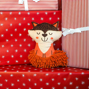 Zoon Noodly Fox Dog Toy image 1