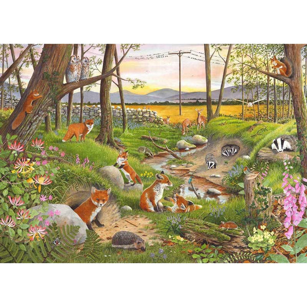 House of Puzzles Midsummer Twilight Big 250 Piece Jigsaw Puzzle image 0