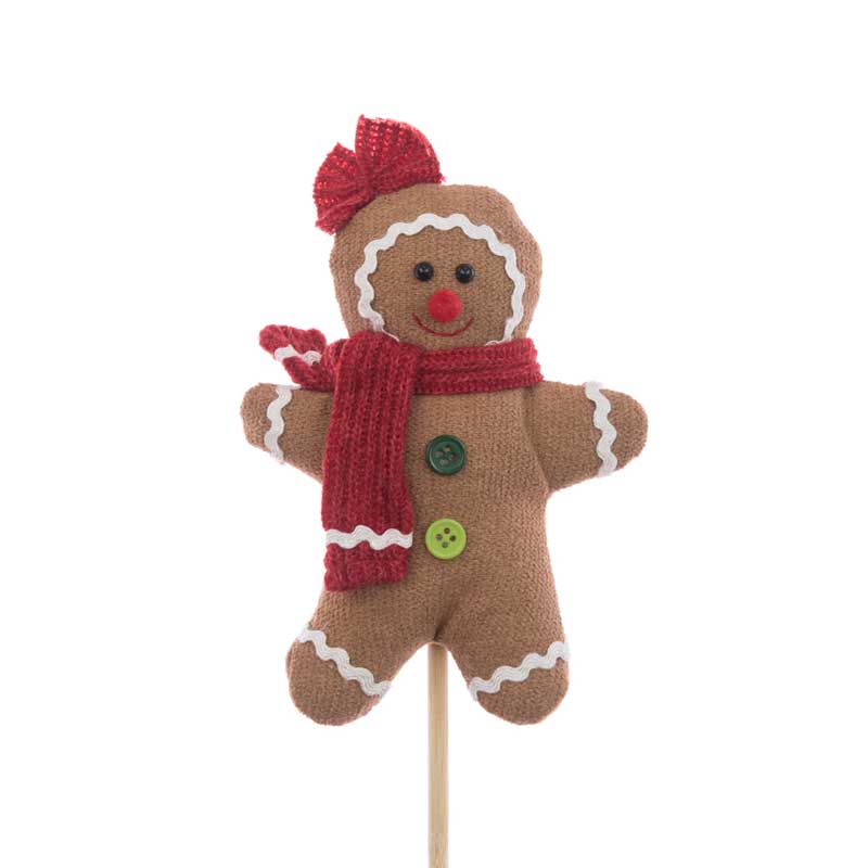 Floralsilk Mrs Gingerbread Stick image 0