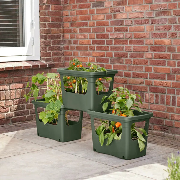 elho® Green Basics Stack & Grow Leaf Green image 1