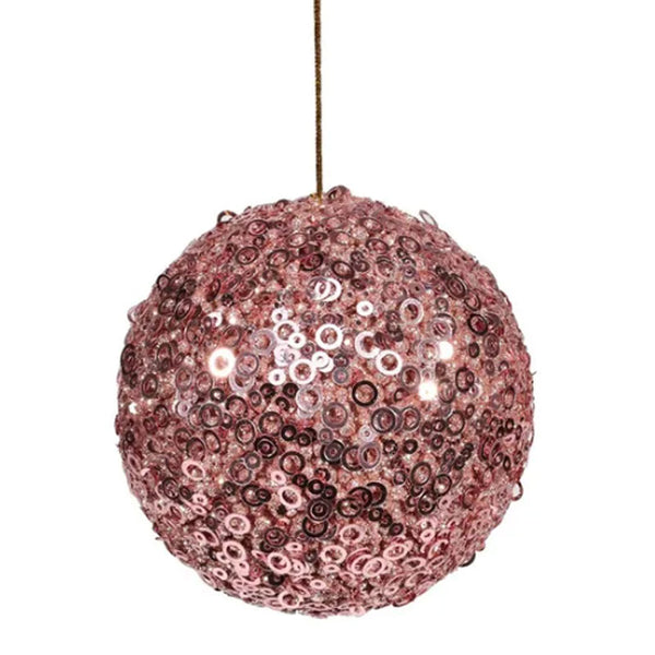 APAC Foam Bauble with Pink Glitter image 0