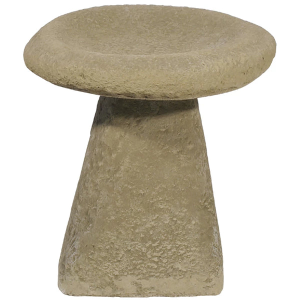 Willowstone Rustic Staddle Stone Bird Bath image 0
